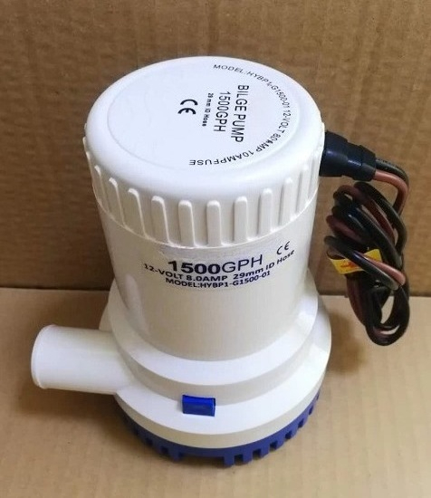 Fishing Boat Bilge Pump - 自動潜水ボートビルジ水ポンプ 12V/24V – ヨットや釣り船用のフロートスイッチ付き高流量マリン排水ポンプ