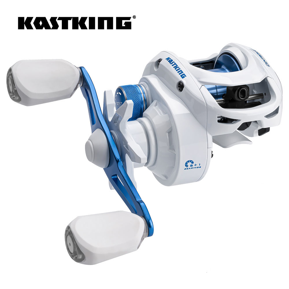 Kastking Reel Zephyr - Kastking-Orcenton lite baitcasting Reel,グラスファイバー,コーティングされたナイロンフレーム,7kg,最大ブレーキ7.1:1,高速