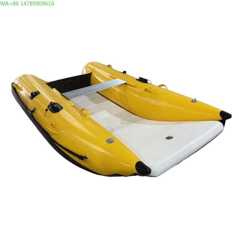 Fishing Boat Inflatable - 新型インフレータブルボート高速ラフティングサンダーキャット釣り用カタマランボート販売中