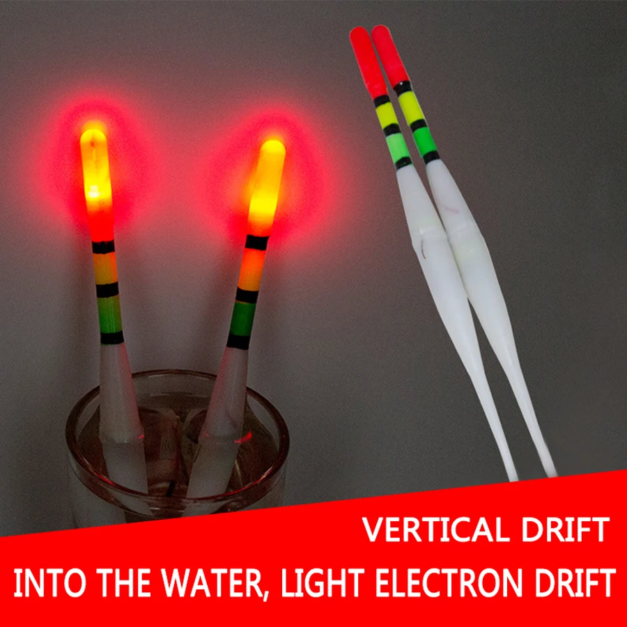10個入り 水中発光 電子式夜釣り用フロート LEDライト  - Fishing Boat Navigation Light のレビューと価格
