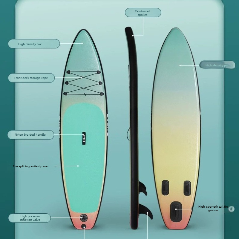 電動インフレータブルパドルボードSUPカヤックフィッシングボ - Fishing Boat Paddle のレビューと価格