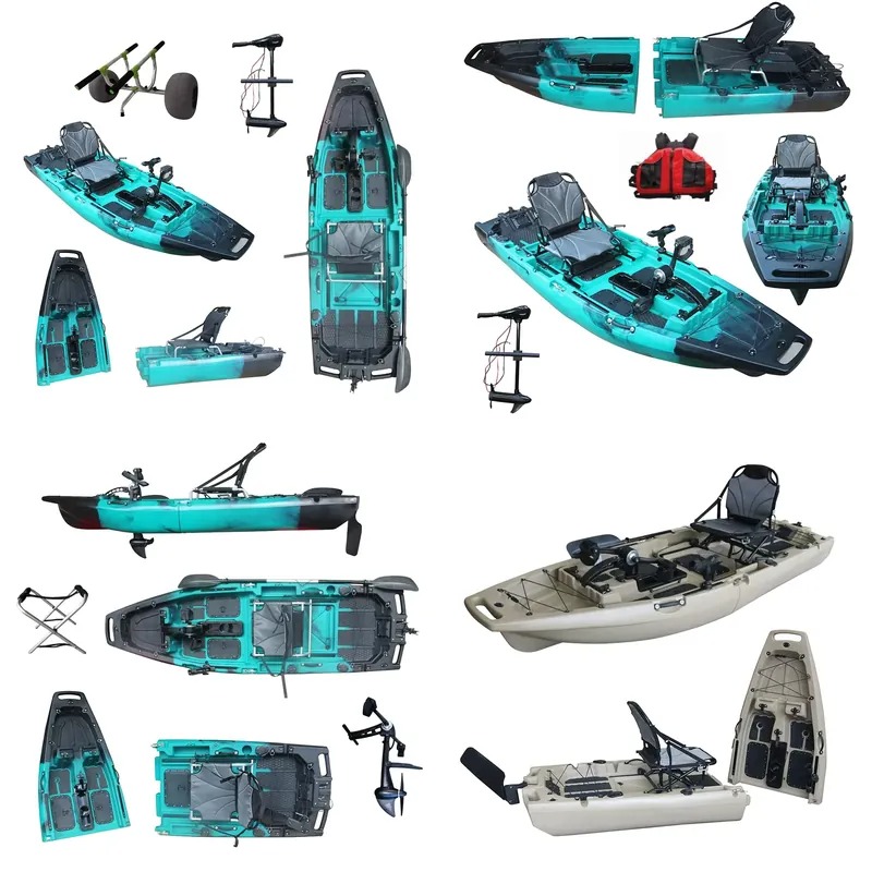 人気の1人乗りHDPE/PEシットオントップ電動シーカヌーフ - Fishing Boat Paddle のレビューと価格