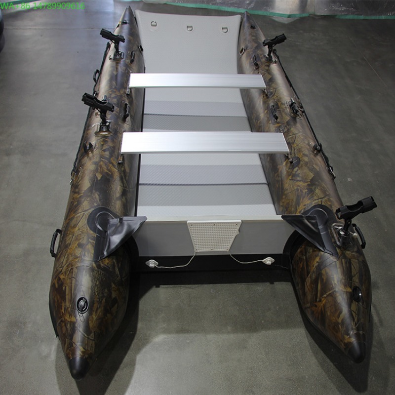 高速カタマランインフレータブルボートPVCゴム製アサルトフィ - Fishing Boat Inflatable のレビューと価格