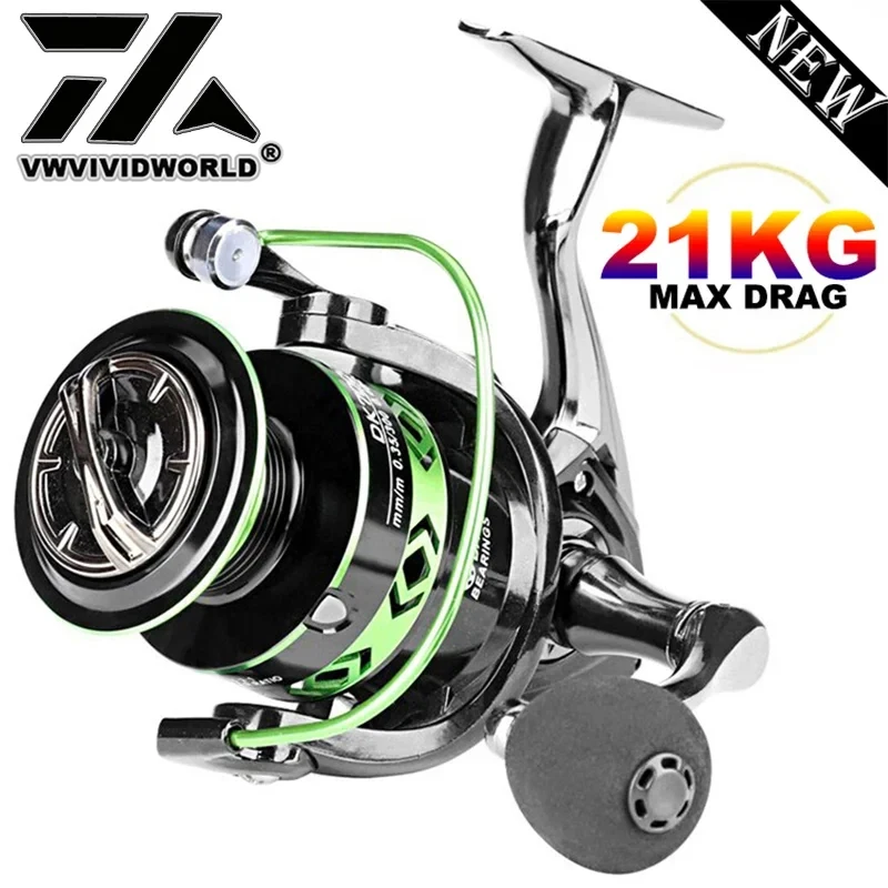 Vwvividworld-釣りリール,亜鉛合金機器,合金スプ - Kastking Reel Zephyr のレビューと価格