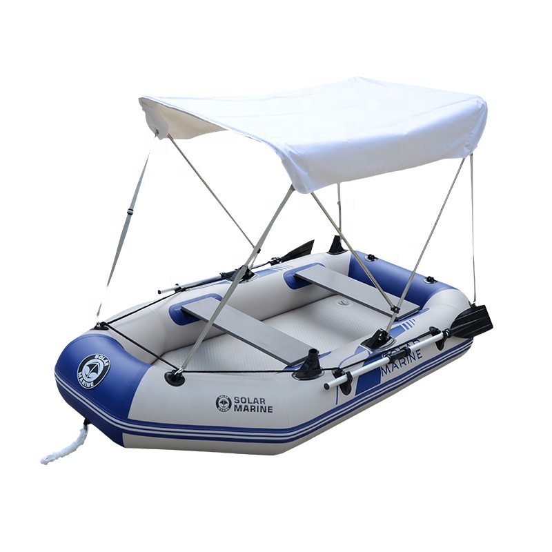 4人乗りPVCインフレータブルエアマットフロアフィッシングデ - Fishing Boat Outboard Motor のレビューと価格