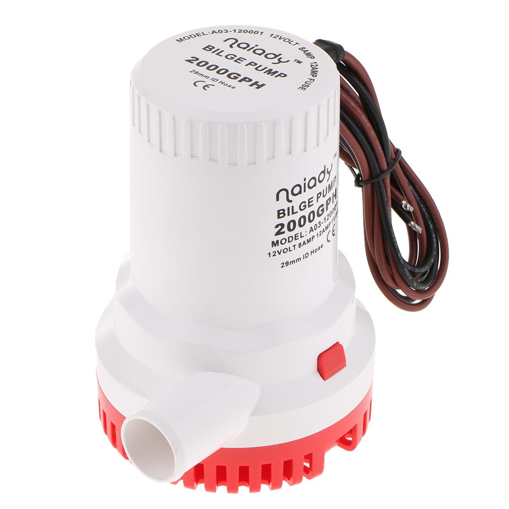 電動ビルジポンプ 2000GPH 水中ポンプ マリンウォータ - Fishing Boat Bilge Pump のレビューと価格