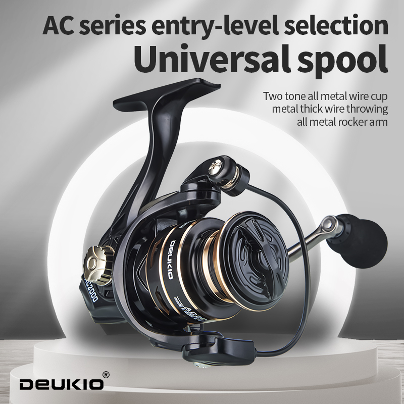 Deukio-金属スプールハンドル付きスピニングリール,フィ - Daiwa Reel Bg のレビューと価格