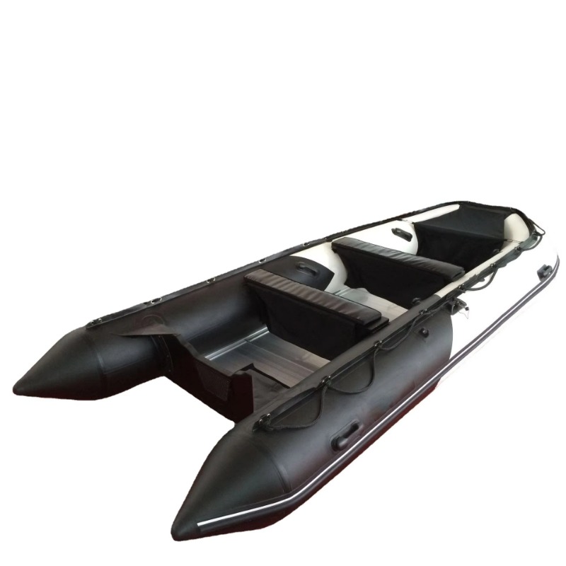厚みのあるPVC素材の4.7m 9人乗りレスキューカヌー、ア - Fishing Boat Inflatable のレビューと価格